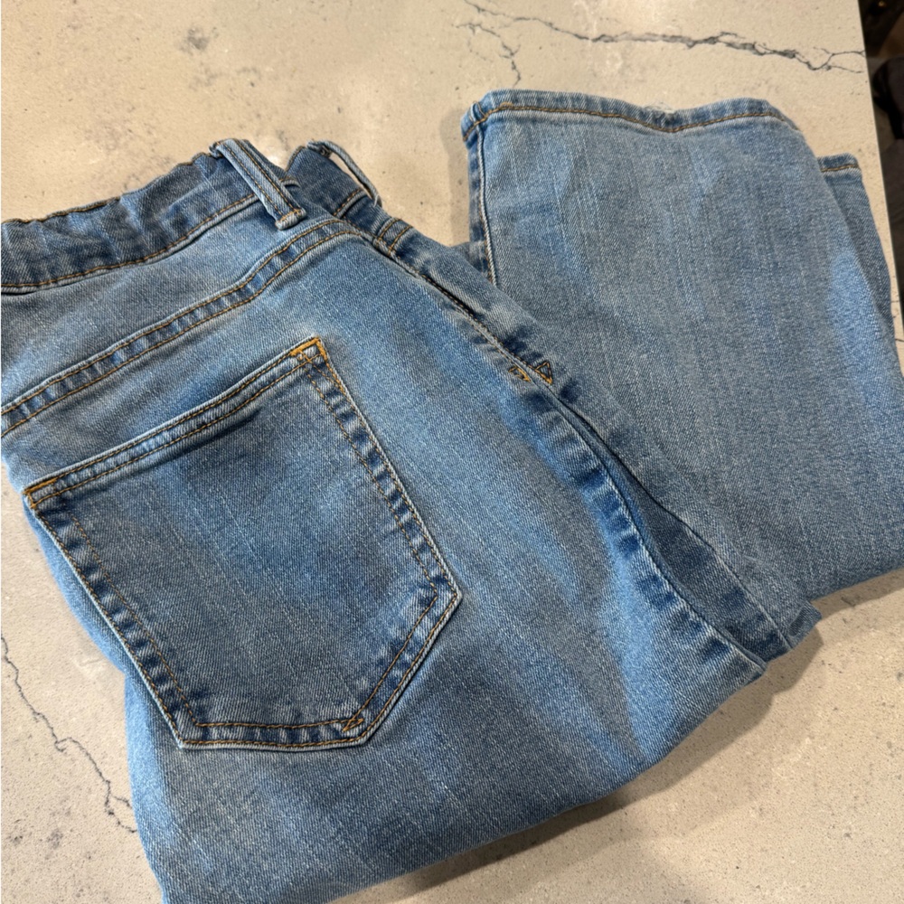 GAP Denim Stretch Straight Jeans - Light Blue